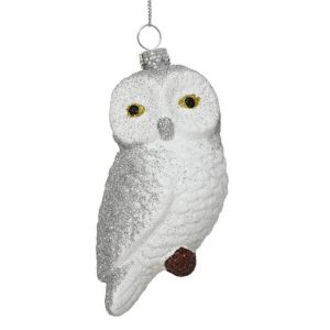Eglītes rotājums Owl. 10.4 cm. plastmasa