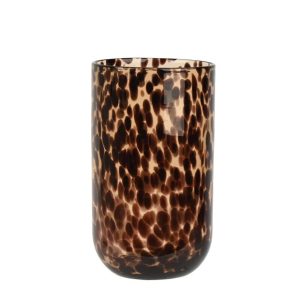 Vāze Decoris 741018. 26 cm. caurspīdīga/brūna