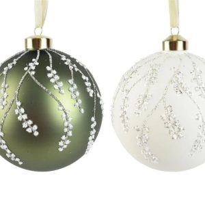 Eglītes rotājums Dots. 12 cm. stikls