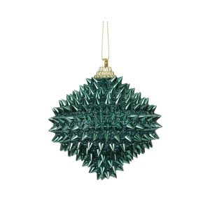 Eglītes rotājums Decoris Emerald Spike. zila