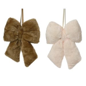 Eglītes rotājums Decoris Bow. brūna