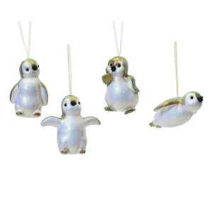 Eglītes rotājums Decoris 389720. balta