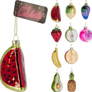 Eglītes rotājums Fruit. daudzkrāsaina