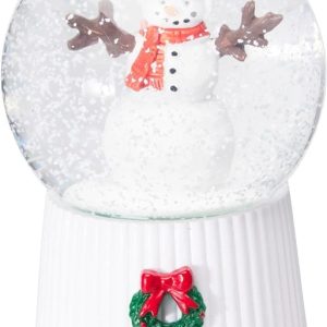 Dekorācija Sniega bumba ar LED. ABL100010. 14.7 cm. 10 cm