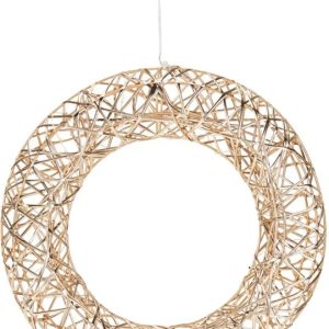 Dekorācija Vainags ar LED. AMZ200530 D30 cm. zelta