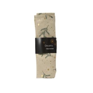 Taisnstūra galda Decoris 614560. brūngans. 140 cm x 32 cm