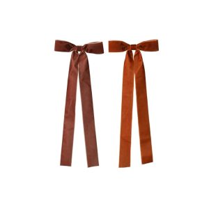 Eglītes rotājums Decoris Bow. brūna. 3 gab.