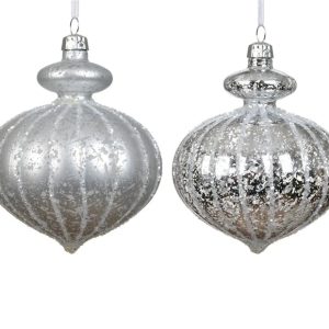 Eglītes rotājums Decoris 026285. sudraba. polistirols