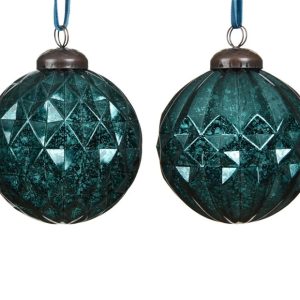 Eglītes rotājums Decoris Emerald. zaļa. polistirols