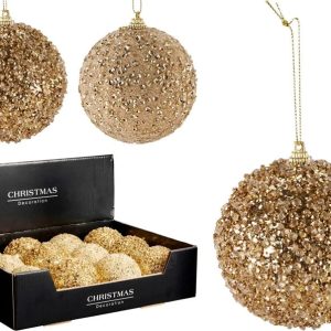 Eglītes rotājums Glitter. zelta. putu polistirols ,eps,