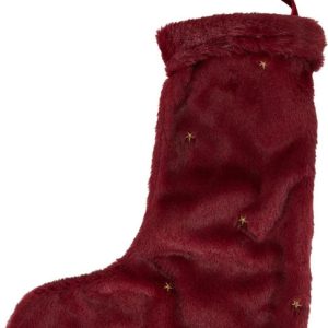 Ziemassvētku zeķe Kojinė. 35 cm. bordo