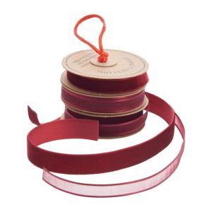 Dāvanu iesaiņošanas lente 3pack. bordo