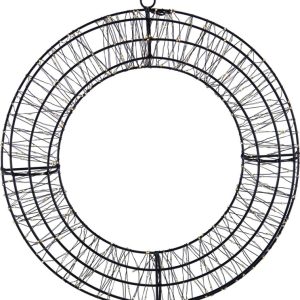 Dekorācija Gredzens ar LED. AX5393600. D38 cm. melna