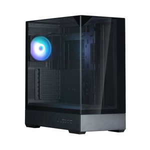 Zalman P40 PRISM PLUS, ATX Mid Tower PC Case, 4 x 120mm ARGB Fans, Black