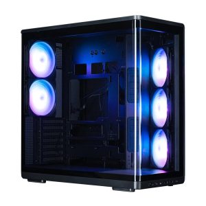 Zalman P60, ATX Mid Tower PC Case, 5 x 120mm ARGB Fans, Black