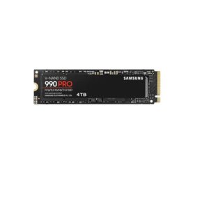 SSD-SAMSUNG-990 PRO-4TB-M.2-PCIe Gen4-NVMe-TLC-Write speed 6900 MBytes/sec-Read speed 7450 MBytes/sec-2.3mm-TBW 2400 TB-MTBF