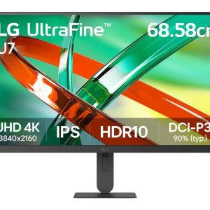 LCD Monitor-LG-27 "-3840 x 2160 pixels-4K Ultra HD-Native aspect ratio 16:9-LCD-Flat-27U710B-B