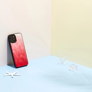 iKins case for Apple iPhone 12 Pro Max pink lake black