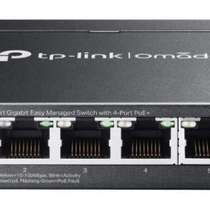 Switch-TP-LINK-ES205G-Switch type Managed-5xRJ-45 ports-RJ-45 Ports Type Gigabit Ethernet ,10/100/1000,-ES205G