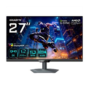 LCD Monitor-GIGABYTE-27 "-2560 x 1440 pixels-Quad HD-Native aspect ratio 16:9-LED-Flat-M27Q2EK
