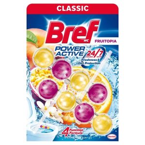 WC tīrīšanas līdzeklis-atsvaidzinātājs Bref Fruitopia 2x50g