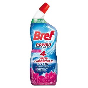 Tualetes tīrīšanas līdzeklis Bref Pretkalkakmens Zieds 0.75l