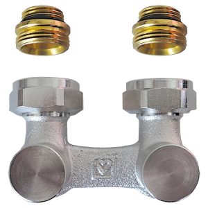 Ventilis Herz 3000 H 1376622, dubults, 1/2 collas – iekšējā vītne, 3/4 collas – ārējā vītne