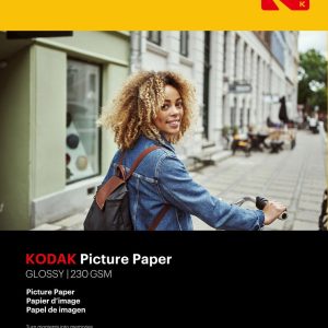 Kodak Picture Paper 230g 11.8 mil Glossy 4/6x100 ,9891267,