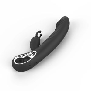 Erolab Cheeky Bunny G-spot & Clitoral Massager Black ,ZYCP01b,